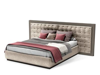 ZARAFA - Double bed with tufted headboard _ Grilli