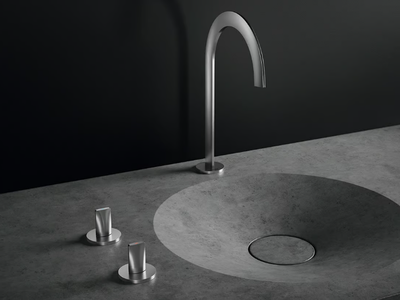 ATRIO ICON 3D - Countertop washbasin tap with individual rosettes _ Grohe