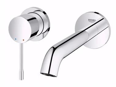 ESSENCE NEW - 2 hole wall-mounted washbasin mixer _ Grohe
