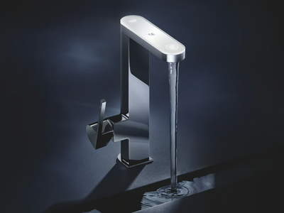 GROHE PLUS - Countertop electronic single handle washbasin mixer _ Grohe