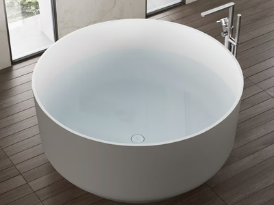 FIO - Mineraltek round freestanding bathtub _ Gruppo Geromin