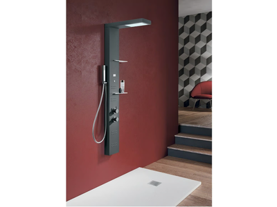 LIGHT / LIGHT PLUS - Wall-mounted multifunction shower panel _ Gruppo Geromin