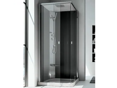 SOUND - Hydromassage multifunction corner crystal shower cabin _ Gruppo Geromin