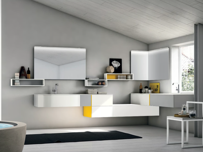 STR8 107 - Corner double vanity unit _ Gruppo Geromin