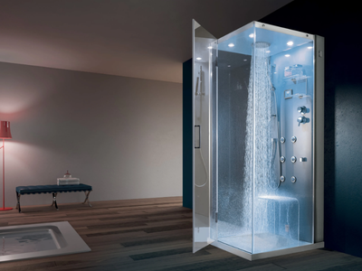TEMPO - Hydromassage multifunction crystal shower cabin _ Gruppo Geromin