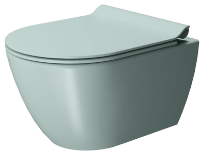 COLOR ELEMENTS 50X36 - Wall-hung back to wall ceramic toilet _ GSI ceramica