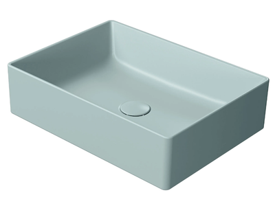COLOR ELEMENTS 50X37 - Countertop rectangular ceramic washbasin _ GSI ceramica