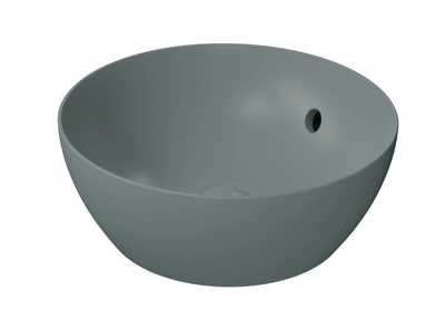 COLOR ELEMENTS Ø42 - Countertop round ceramic washbasin with overflow _ GSI ceramica