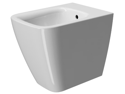 NUBES 52 - Floor mounted back to wall ceramic bidet with overflow _ GSI ceramica