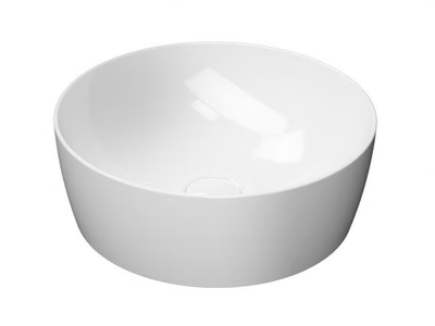 NUBES Ø40 - Countertop round single washbasin _ GSI ceramica