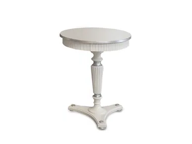 CLASSICO 1177L - Round solid wood high side table _ Guerra Vanni