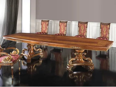 CLASSICO 1247 - Rectangular solid wood table _ Guerra Vanni