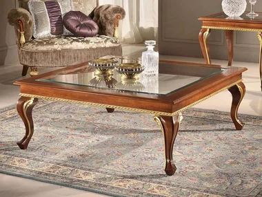 CLASSICO 1251G - Square solid wood coffee table _ Guerra Vanni