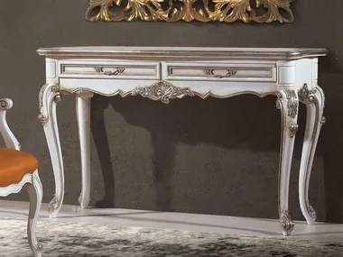 DAVINCI - Rectangular solid wood console table with drawers _ Guerra Vanni