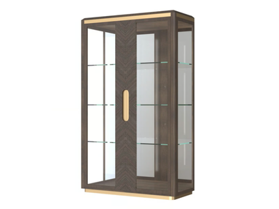 HERMES - Wood veneer display cabinet _ Guerra Vanni