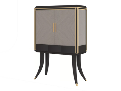KARL - Wood veneer bar cabinet _ Guerra Vanni