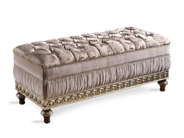 SHELL - Tufted upholstered fabric bench _ Guerra Vanni