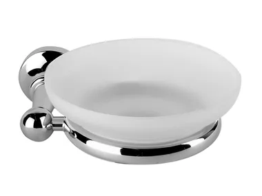 ARTE - Wall-mounted satin glass soap dish _ GUGLIELMI RUBINETTERIE