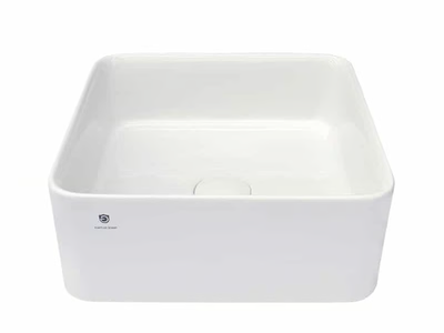 Square washbasin - Countertop square ceramic washbasin _ GUGLIELMI RUBINETTERIE