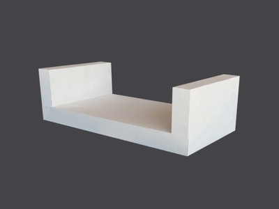 U-SHAPED SHELVES - U-shaped shelves in Plasterboard _ Gyps