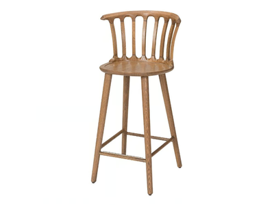 SAN MARCO 690 - High oak stool with footrest _ Hans K