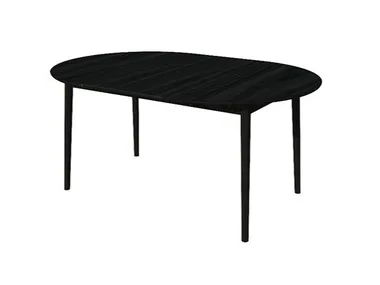 ZIGZAG 660S - Extending round ash table _ Hans K