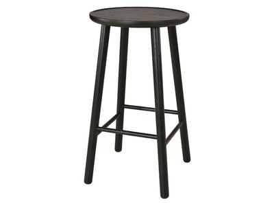ZIGZAG 660S - High ash stool with footrest _ Hans K