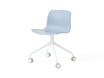 ABOUT A CHAIR AAC 14 - Recycled plastic chair with castors _ Hay