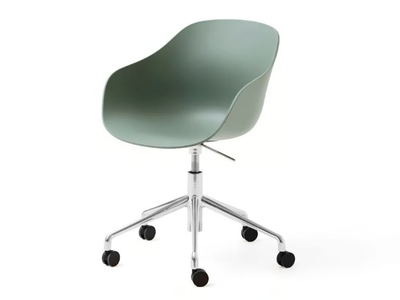 ABOUT A CHAIR AAC 252 - Recycled plastic chair with castors _ Hay