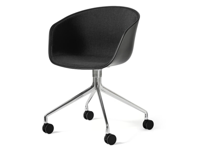 ABOUT A CHAIR AAC24 - Swivel upholstered chair with armrests _ Hay