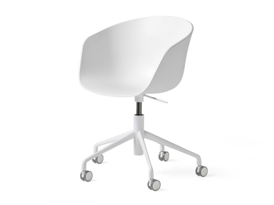 ABOUT A CHAIR AAC52 - Swivel height-adjustable recycled plastic chair _ Hay