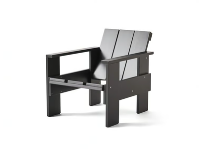 CRATE - Garden pine easy chair with armrests _ Hay