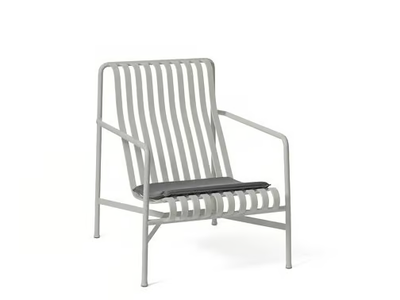 PALISSADE - High-back steel garden armchair _ Hay