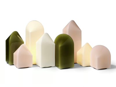 PARADE - LED handmade blown glass table lamp _ Hay