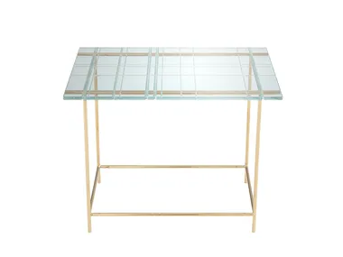 GRASSI - Rectangular glass side table _ HC28