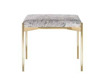 LONJA - Upholstered fabric stool _ HC28