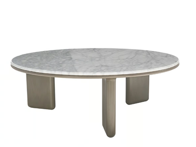 OASIS - Round marble coffee table _ HC28