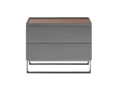 RITA - Rectangular wooden bedside table _ HC28