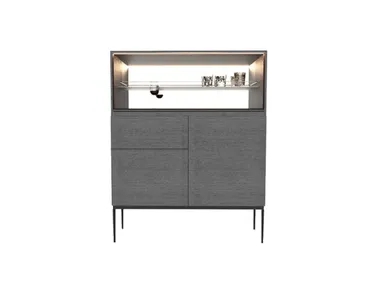 RITA - Wooden highboard with integrated lighting _ HC28