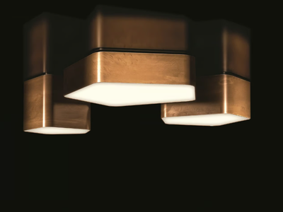 BAT - LED brass ceiling light _ Henge