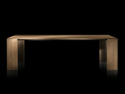 LY - Rectangular solid wood table _ Henge