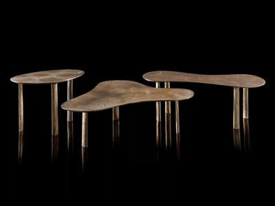 PUDDLE - Brass coffee table _ Henge