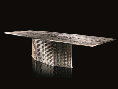 S-PENNY - Rectangular steel table _ Henge