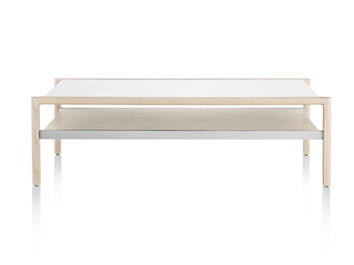 BRABO - Rectangular wooden coffee table _ Herman Miller