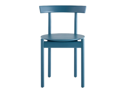 COMMA - Solid wood chair open back _ Herman Miller