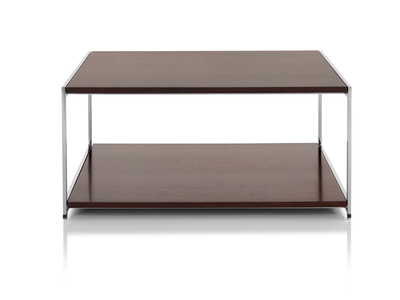 H FRAME - Square wooden coffee table _ Herman Miller