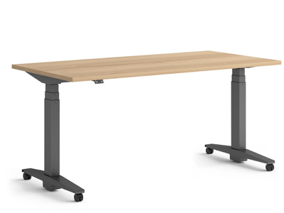RATIO - Height-adjustable workstation desk with casters _ Herman Miller