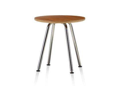 SWOOP - Round wooden coffee table _ Herman Miller
