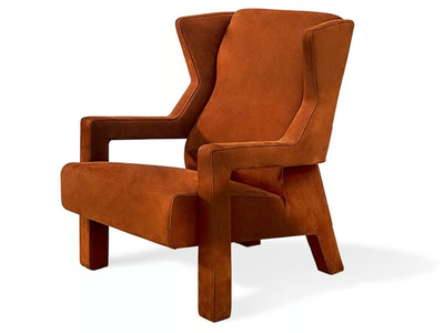 BERGERE - Bergere leather armchair with armrests _ HESSENTIA | Cornelio Cappellini