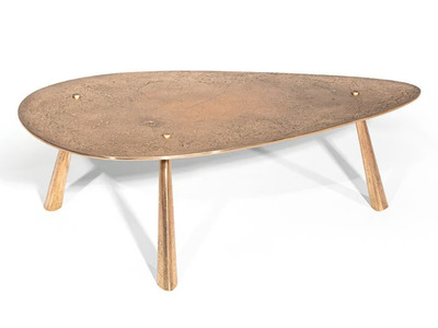 DROP - Triangular metal coffee table for living room _ HESSENTIA | Cornelio Cappellini